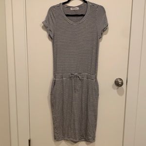 Striped t-shirt dress
